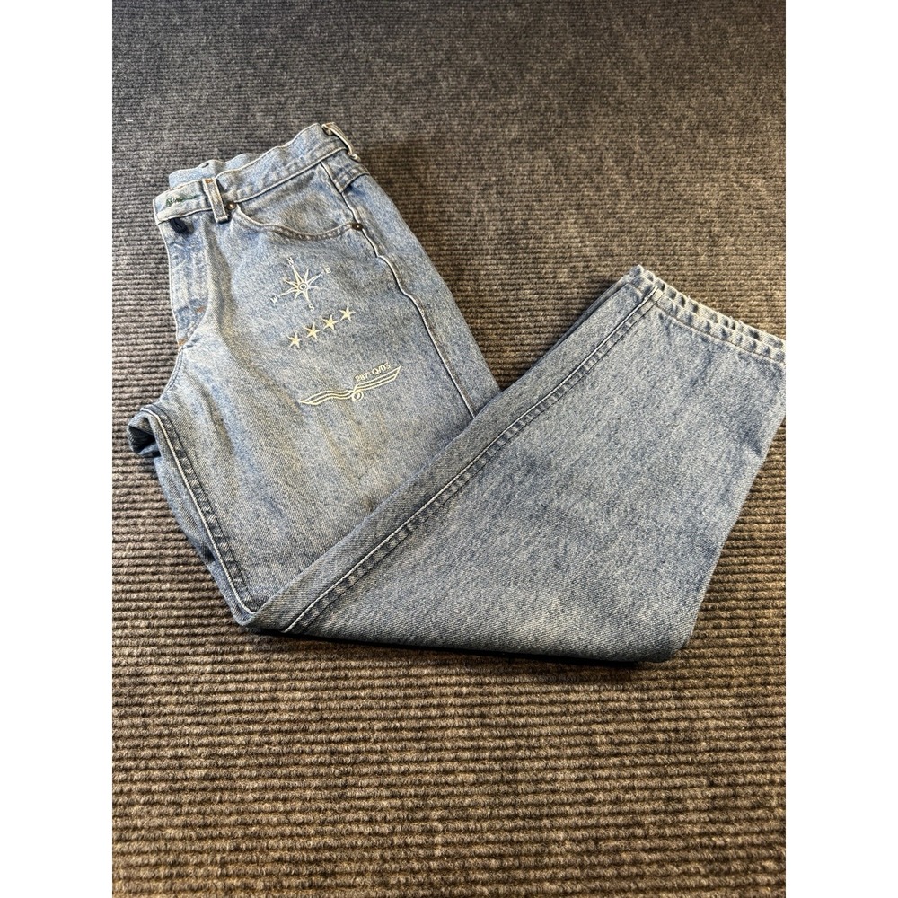 Vintage Lee Riders Light Washed Mid Rise Mom Jeans Size 32 x‎ 30 Made in USA